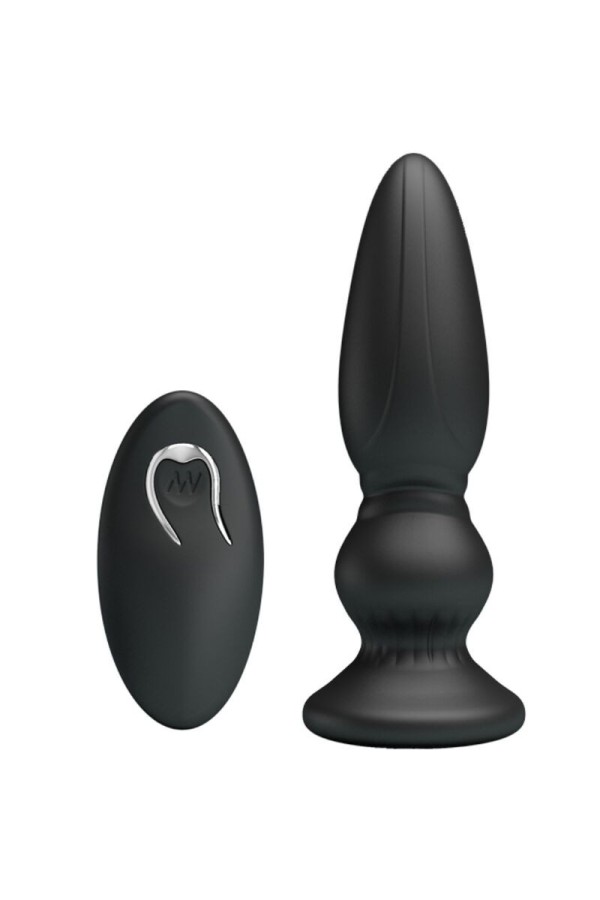 Leistungsstarker Vibrator mit Fernbedienung, Analstecker, Schwarz von Mr Play kaufen | Fesselliebe
