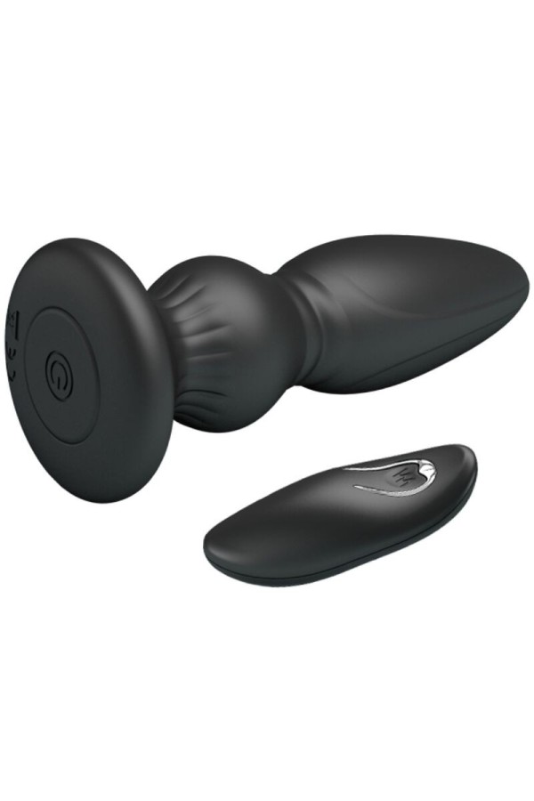 Leistungsstarker Vibrator mit Fernbedienung, Analstecker, Schwarz von Mr Play kaufen | Fesselliebe