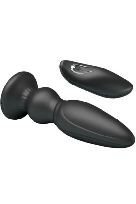Leistungsstarker Vibrator mit Fernbedienung, Analstecker, Schwarz von Mr Play kaufen | Fesselliebe