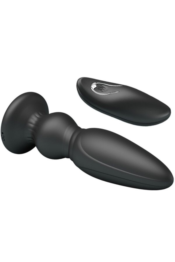 Leistungsstarker Vibrator mit Fernbedienung, Analstecker, Schwarz von Mr Play kaufen | Fesselliebe