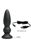 MR PLAY - LEISTUNGSSTARKER VIBRATOR MIT FERNBEDIENUNG, ANALSTECKER, SCHWARZ kaufen - Fesselliebe