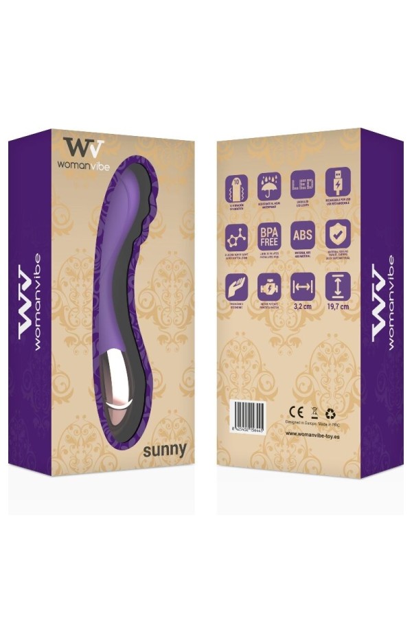 Sunny Silicone Rechargeable Vibrator von Womanvibe kaufen | Fesselliebe