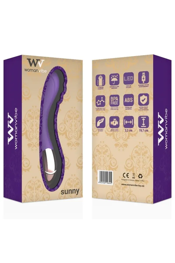 Sunny Silikon Wiederaufladbar Vibrator von Womanvibe kaufen - Fesselliebe