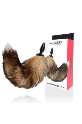 Natürlicher Schwanz mit Silikon-Analsplug 10 cm von Darkness Anal kaufen | Fesselliebe