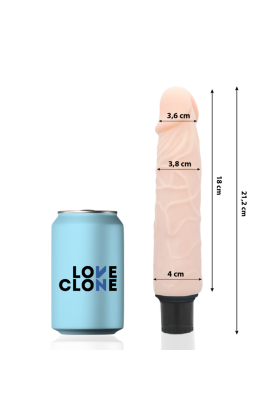 Finn Selbstschmierender Vibrator 21.2 cm -O- 3.8 cm von Loveclone kaufen | Fesselliebe