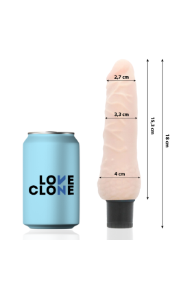 Sven Selbstschmierender Vibrator 18.5 cm -O- 3.3 cm von Loveclone kaufen | Fesselliebe