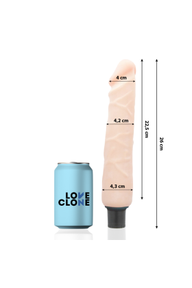 Jansen Selbstschmierender Vibrator 26 cm -O- 4.2 cm von Loveclone kaufen | Fesselliebe