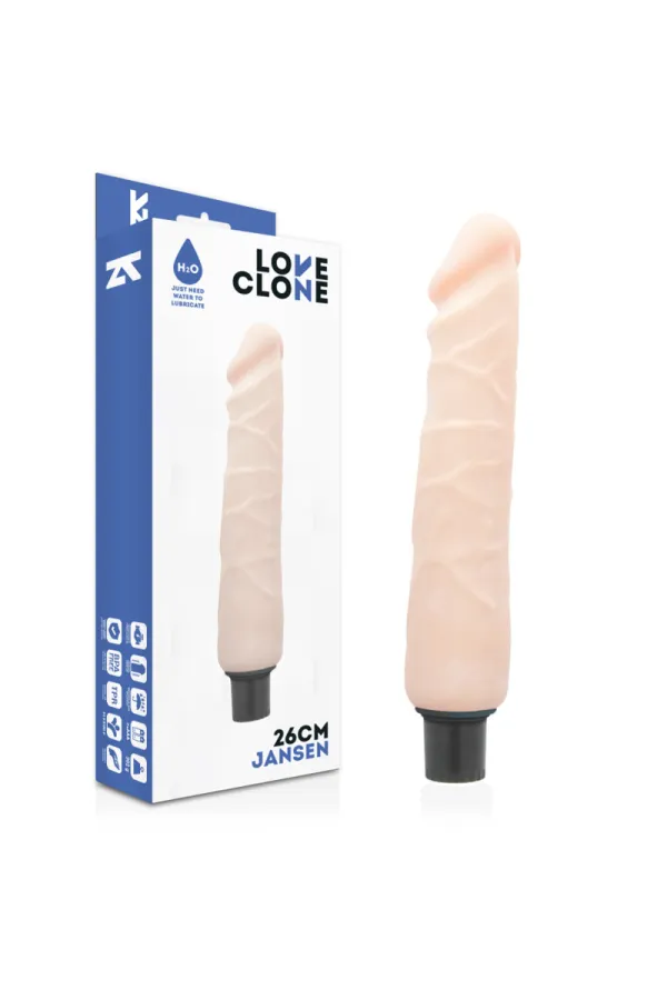 Jansen Selbstschmiervibrator 26cm von Loveclone kaufen - Fesselliebe