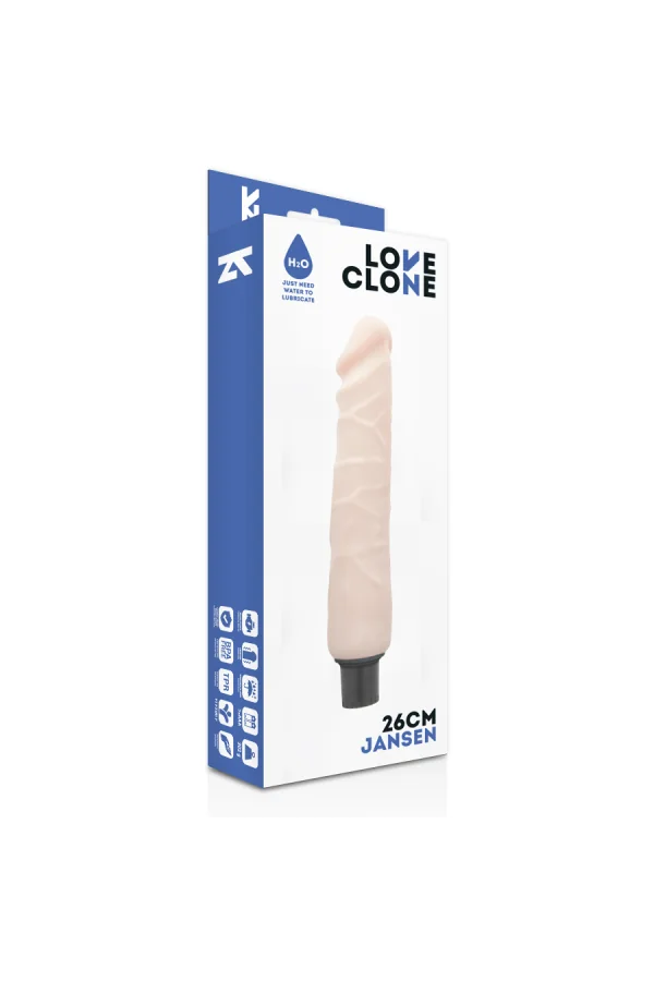 Jansen Selbstschmiervibrator 26cm von Loveclone kaufen - Fesselliebe