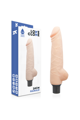 Harald Selbstschmierender Vibrator 24 cm -O- 4 cm von Loveclone kaufen | Fesselliebe