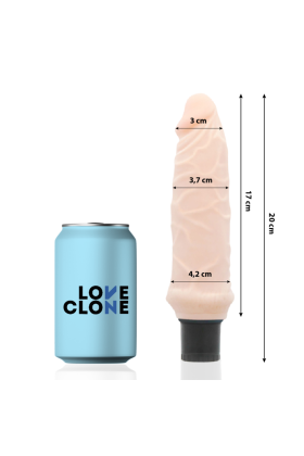 Ivar Selbstschmierender Vibrator 20 cm -O- 3.7 cm von Loveclone kaufen | Fesselliebe