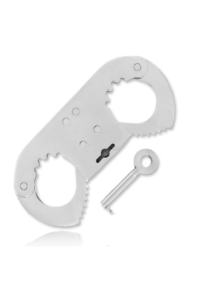 Daumenmanschette Fingerhandschellen aus Metall von Metal Hard kaufen | Fesselliebe