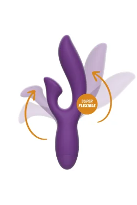 Rewofun Flexibler Vibrator mit Kaninchen von Rewolution