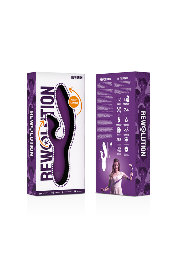 Rewofun Flexibler Vibrator mit Kaninchen von Rewolution kaufen | Fesselliebe