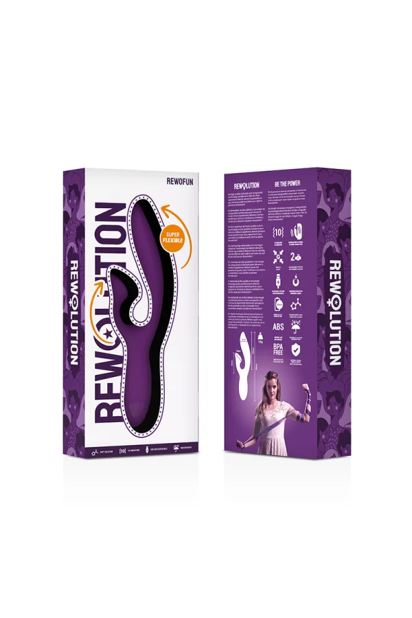 Rewofun Flexibelr Vibrator mit Kaninchen von Rewolution kaufen - Fesselliebe