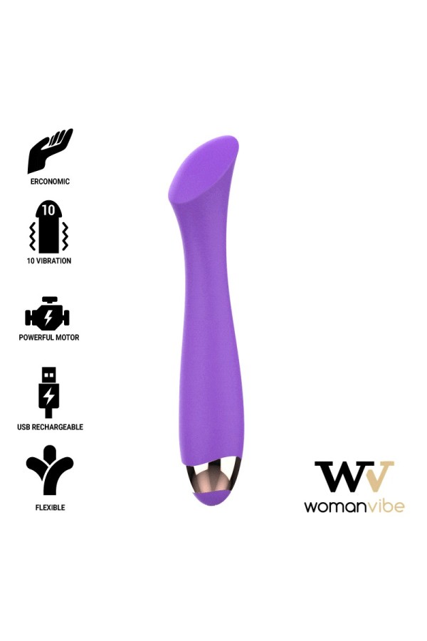 Mandy K Punkt Silikon Aufladbarer Vibrator von Womanvibe kaufen | Fesselliebe