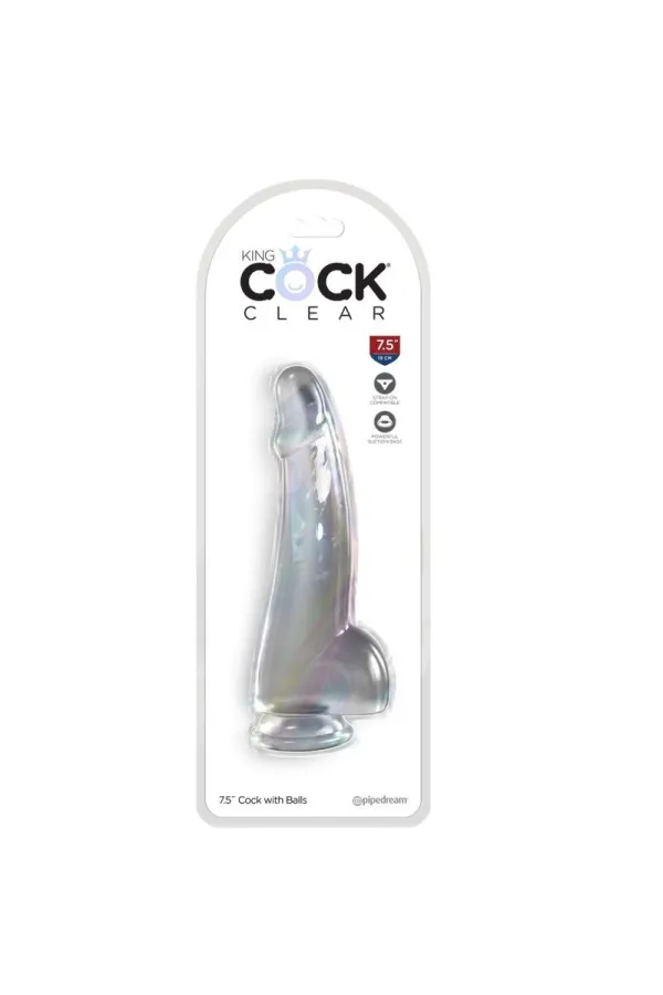 King Cock Clear - Dildo mit Hoden 15,2 Cm Transparent kaufen - Fesselliebe