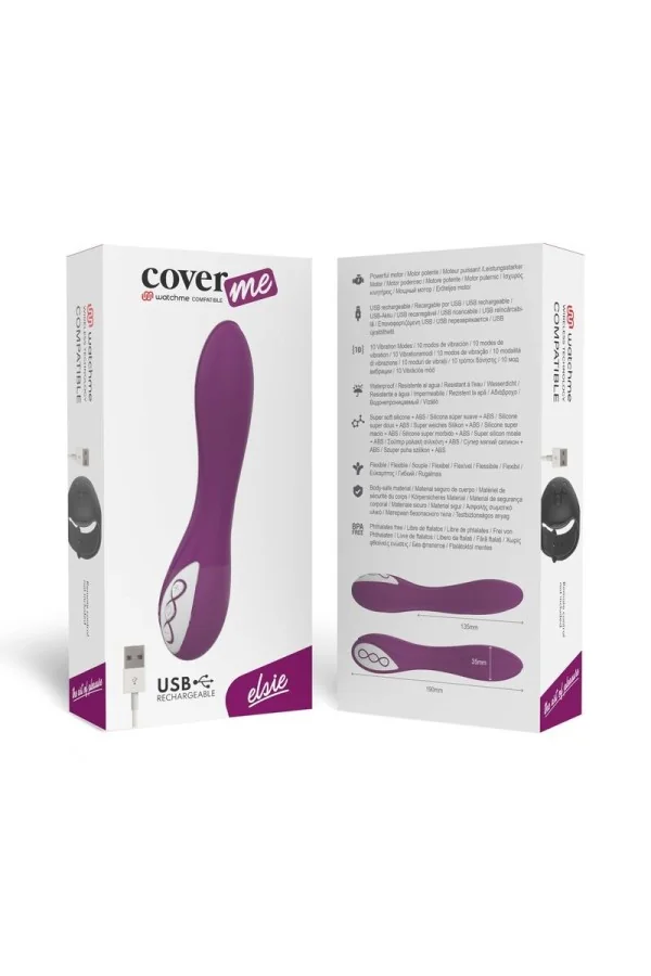 Elsie Vibrator Wiederaufladbar 10 Geschwindigkeit Wasserdicht von Coverme kaufen - Fesselliebe