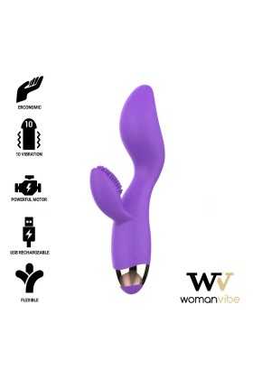 Donna Aufladbarer Silikonvibrator von Womanvibe kaufen | Fesselliebe