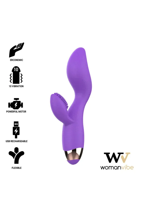 Donna Aufladbarer Silikonvibrator von Womanvibe kaufen - Fesselliebe