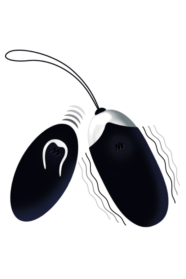 Flippy Ii Vibrierendes Ei mit Fernbedienung Schwarz von Intense Couples Toys kaufen | Fesselliebe
