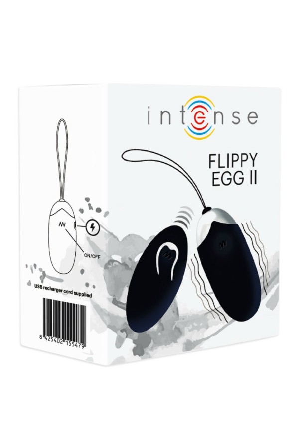 Flippy Ii Vibrierendes Ei mit Fernbedienung Schwarz von Intense Couples Toys kaufen | Fesselliebe