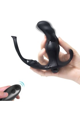 Knight Vibrator Anal Prostata & Ring mit Fernbedienung Schwarz von Armony Anal kaufen | Fesselliebe