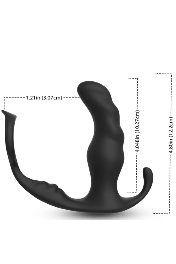 Knight Vibrator Anal Prostata & Ring Fernbedienung Schwarz von Armony For Him kaufen - Fesselliebe