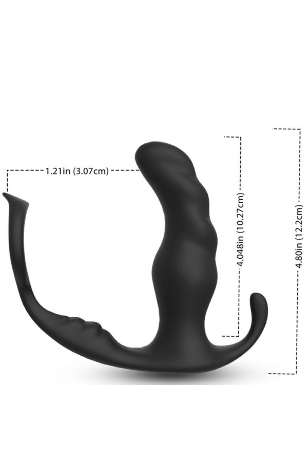 Knight Vibrator Anal Prostata & Ring mit Fernbedienung Schwarz von Armony Anal kaufen | Fesselliebe