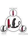 Knight Vibrator Anal Prostata & Ring Fernbedienung Schwarz von Armony For Him kaufen - Fesselliebe