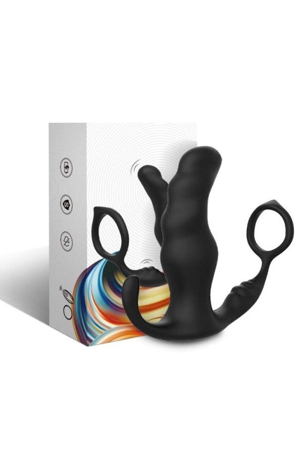 Knight Vibrator Anal Prostata & Ring mit Fernbedienung Schwarz von Armony Anal kaufen | Fesselliebe