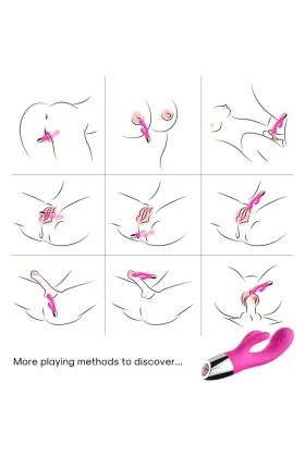 Vibrator Kaninchen Fuchsia von Armony Vibrators