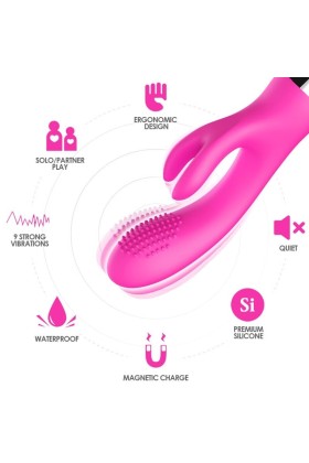 Vibrator Kaninchen Fuchsia von Armony Vibrators kaufen | Fesselliebe