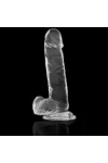 Transparenter Dildo mit Hoden 20 X 4.5cm von X Ray kaufen - Fesselliebe