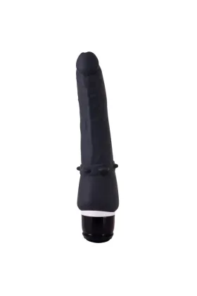 Schwarzer Vibrator Aufladbar Usb 20cm von Seven Creations kaufen - Fesselliebe