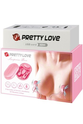 Überraschungsbox Rosa Elektrostimulationspinzette von Pretty Love Flirtation kaufen | Fesselliebe