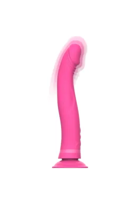 Michelangelo Rosa Silikon-Vibrator-Dildo von Intense Fun