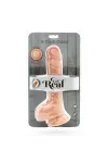 Dual Density Dildo 25,5 cm mit Hoden hautfarben von Get Real kaufen - Fesselliebe