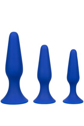 Admiral Kit 3 Analplug Blau von Calexotics kaufen | Fesselliebe