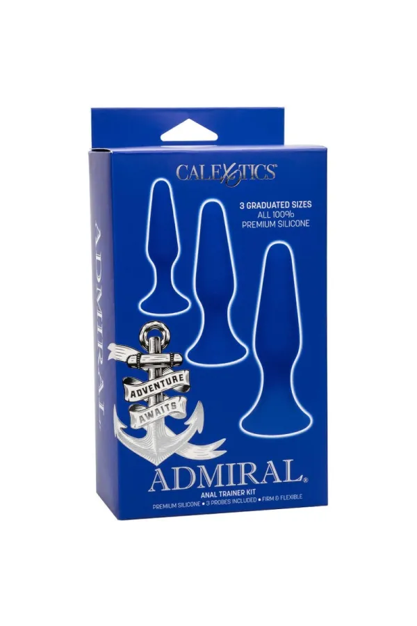 KIT 3 ANALPLUG BLAU VON ADMIRAL kaufen - Fesselliebe