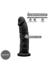 Modell 2 Realistischer Penis Premium Silexpan Silikon Schwarz 19 cm von Silexd