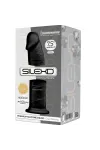 Modell 2 Realistischer Penis Premium Silexpan Silikon Schwarz 19 cm von Silexd