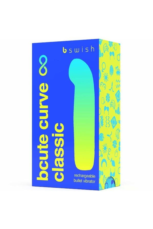 Bcute Curve Infinite Klassischer wiederaufladbarer Vibrator aus Blauem Silikon von B Swish kaufen | Fesselliebe