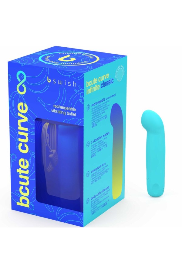 Bcute Curve Infinite Classic Limited Edition Blauer Silikon-Vibrator von B Swish kaufen | Fesselliebe