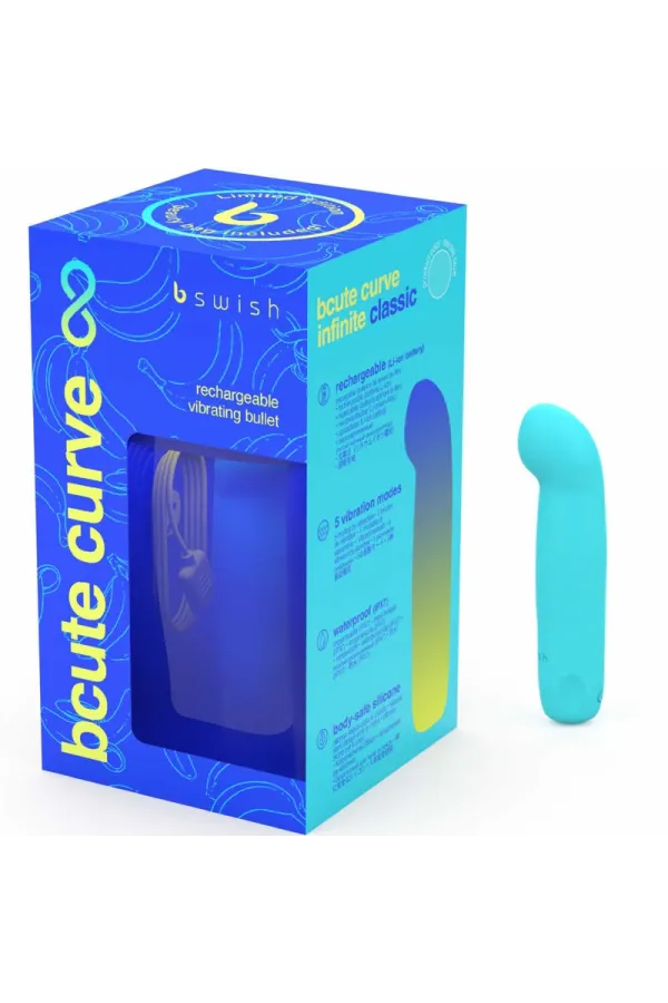 Bcute Curve Infinite Classic Limited Edition Blauer Silikon-Vibrator von B Swish kaufen - Fesselliebe