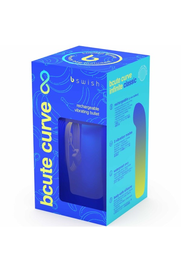 Bcute Curve Infinite Classic Limited Edition Blauer Silikon-Vibrator von B Swish kaufen | Fesselliebe