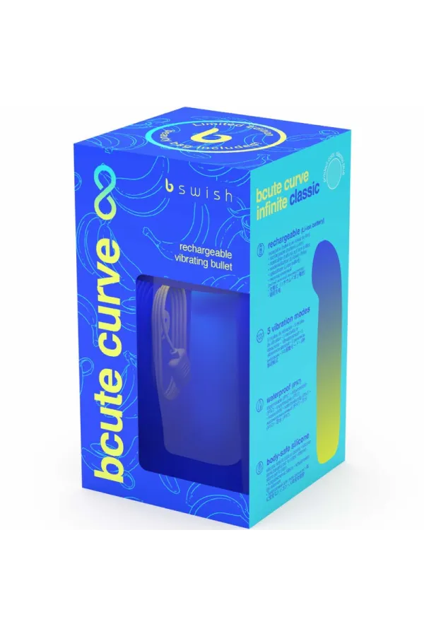 Bcute Curve Infinite Classic Limited Edition Blauer Silikon-Vibrator von B Swish kaufen - Fesselliebe