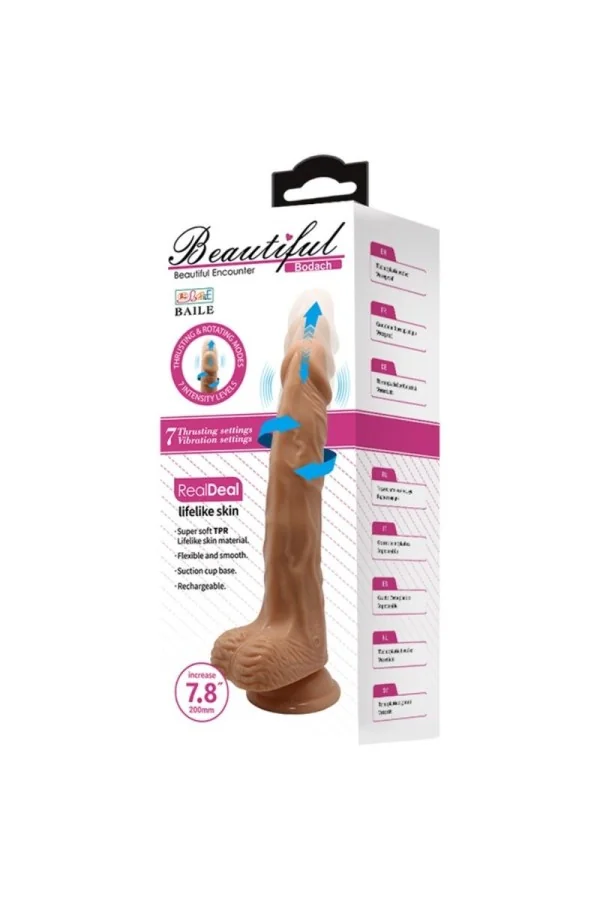 Bodach Stossender & Vibrierender Dildo 20cm von Baile Dildos kaufen - Fesselliebe