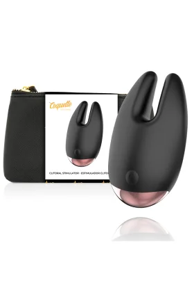 Klitorialstimulator Schwarz / Gold von Coquette Toys