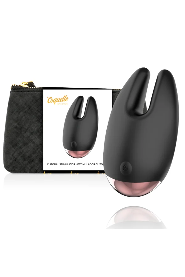 Chic Desire Klitorisorial Stimulator Schwarz / Gold von Coquette Toys kaufen - Fesselliebe